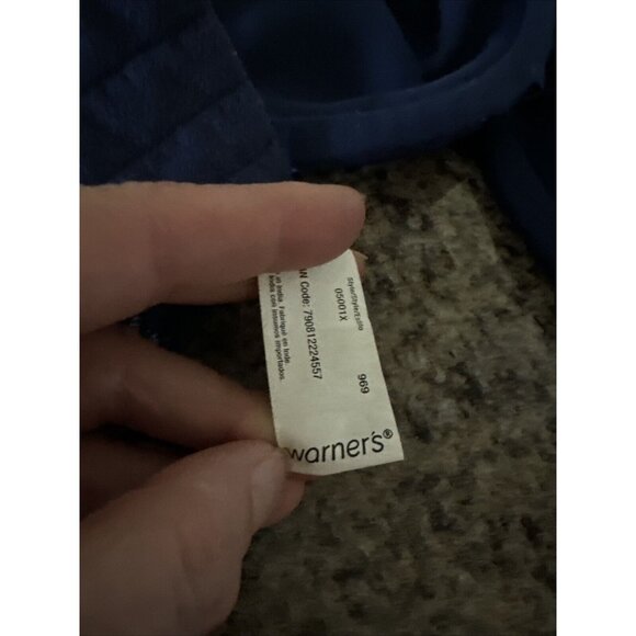 Warner’s 38D Signature Support Blue Floral Lace Underwire Bra 05001X‎ - Picture 8 of 8